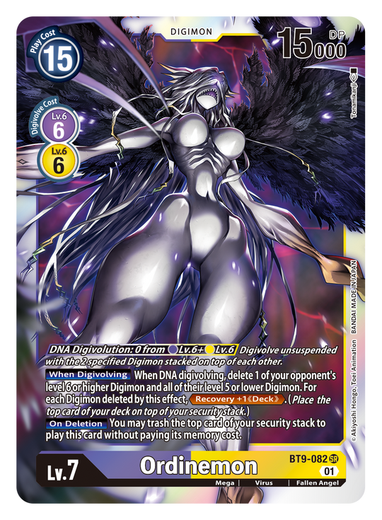 BT09-082 SR, Ordinemon