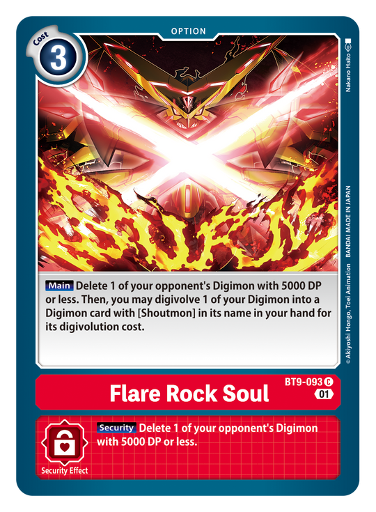 BT09-093 C, Flare Rock Soul