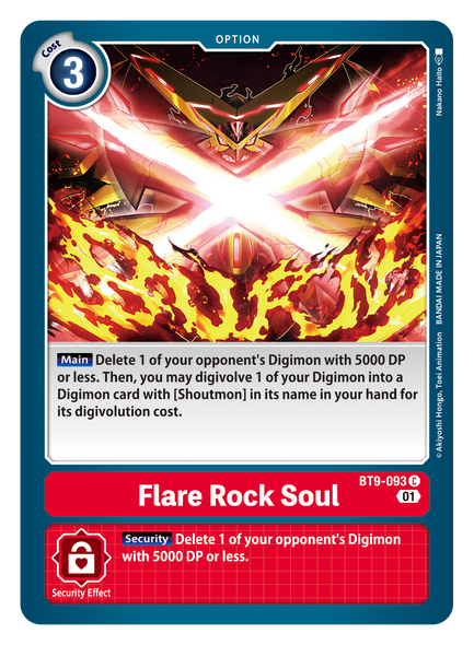 BT09-093 C, Flare Rock Soul