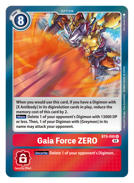 BT09-095 R, Gaia Force ZERO