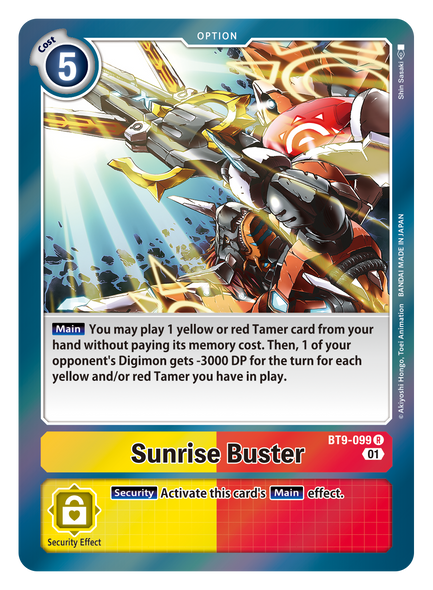 BT09-099 R, Sunrise Buster