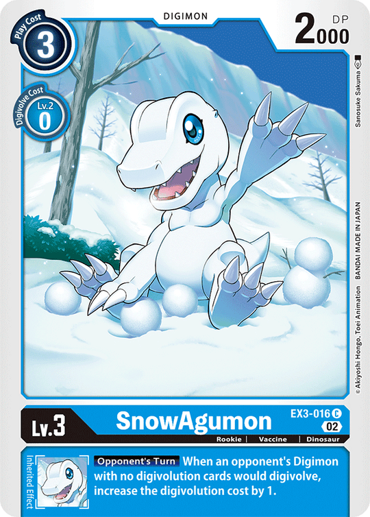 EX03-016 C, SnowAgumon