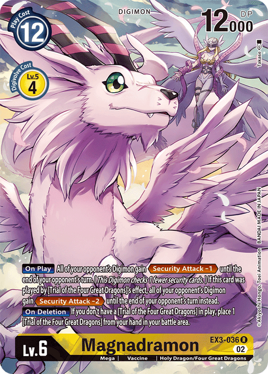 EX03-036 R, Magnadramon (Alternate Art)