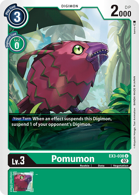 EX03-038 U, Pomumon