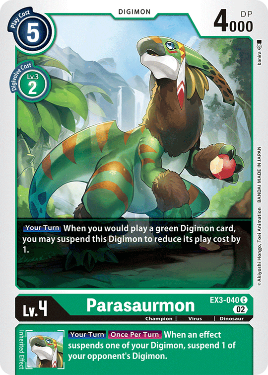 EX03-040 C, Parasaurmon