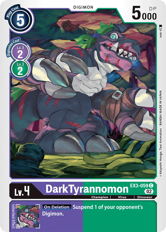 EX03-059 C, DarkTyrannomon