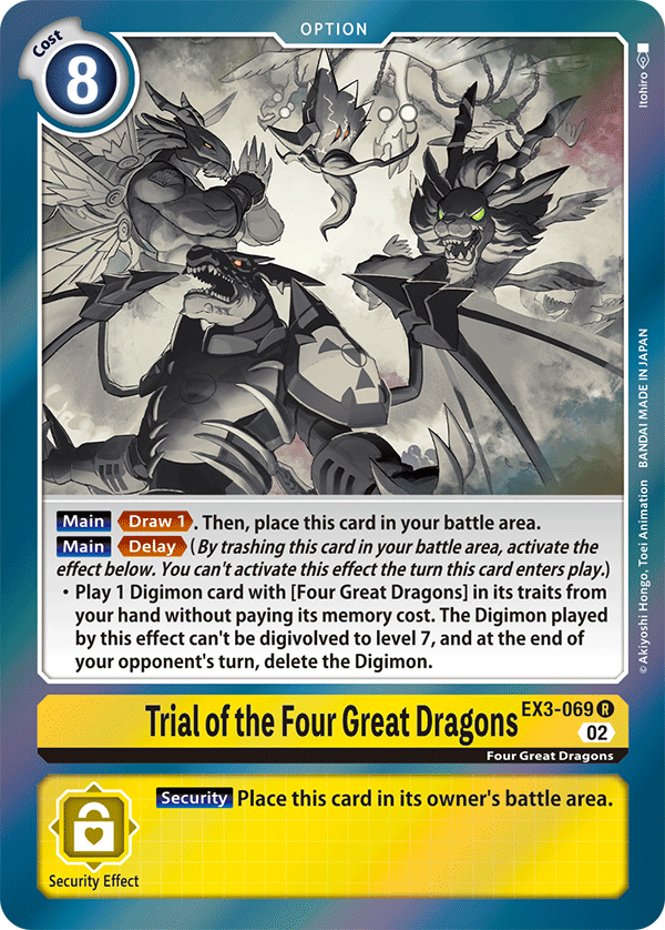EX3-069 R, Trial of the Four Great Dragons