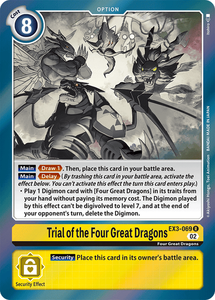 EX03-069 R, Trial of the Four Great Dragons