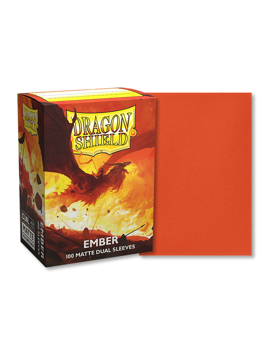 Dragon Shield - Dual Matte - Ember(100pcs)