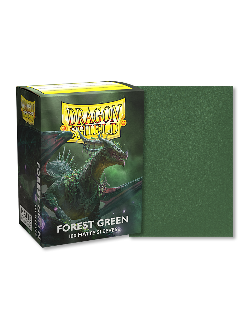 Dragon Shield - Matte - Forest Green (100pcs)