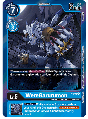 P-008 P, WereGarurumon (Gift Box 2022 version)