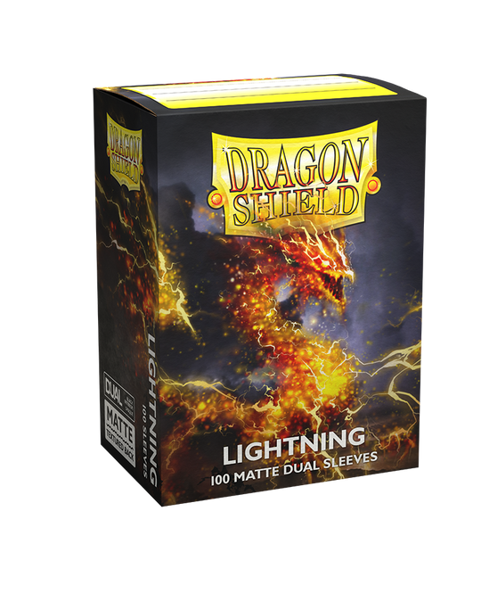Dragon Shield - Dual Matte - Lightning(100pcs)
