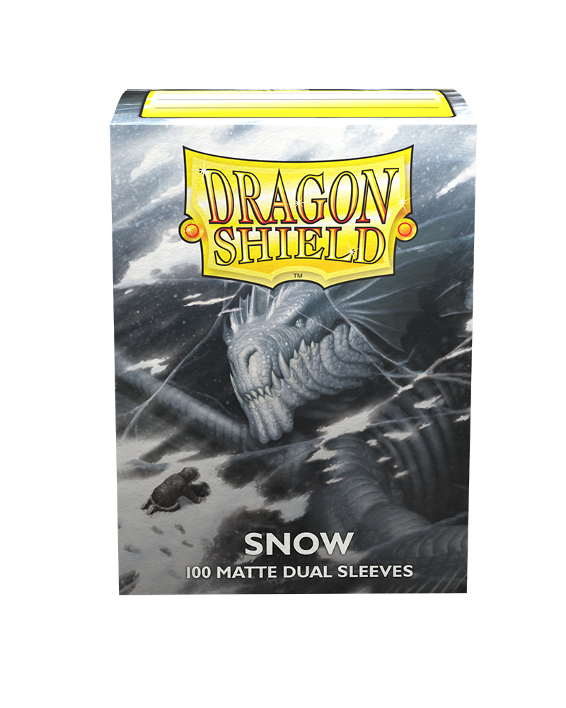 Dragon Shield - Dual Matte - Snow(100pcs)