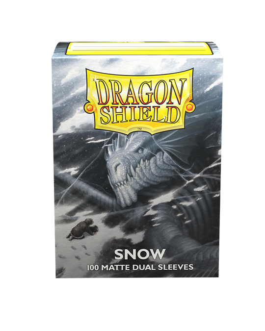 Dragon Shield - Dual Matte - Snow(100pcs)